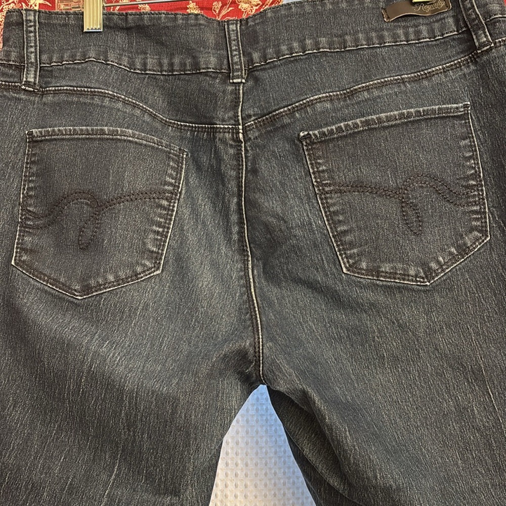 Royalty For Me Dark Indigo Ankle Jeans - Picture 3 of 5